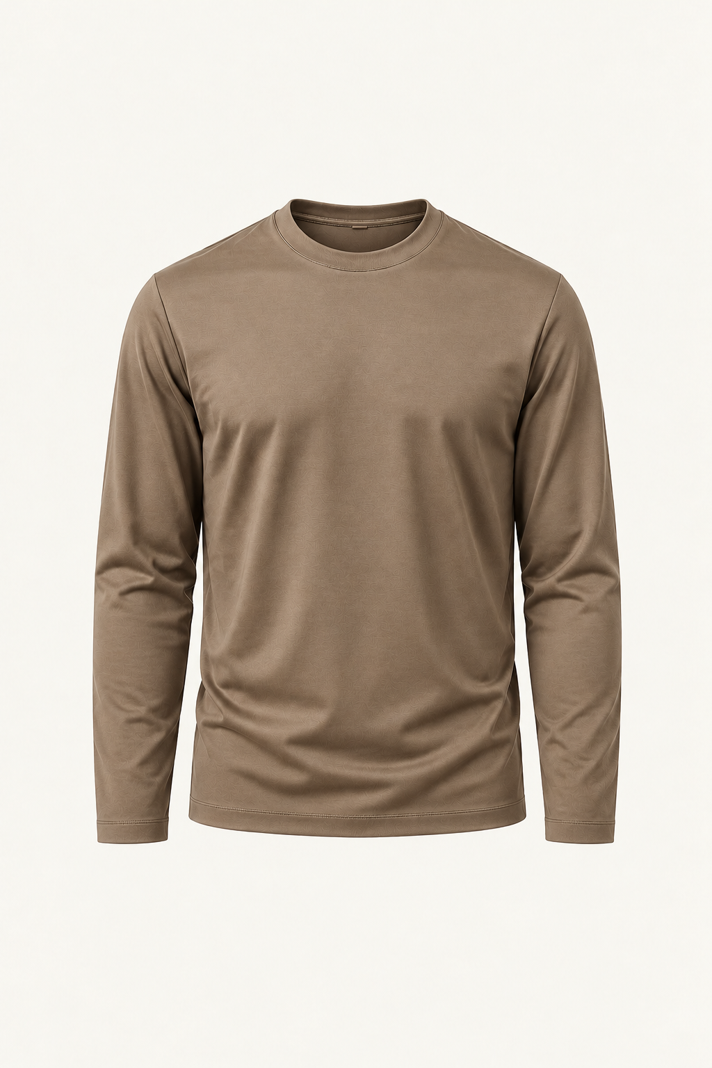 Mercirio Cotton Long-Sleeve Tee Taupe