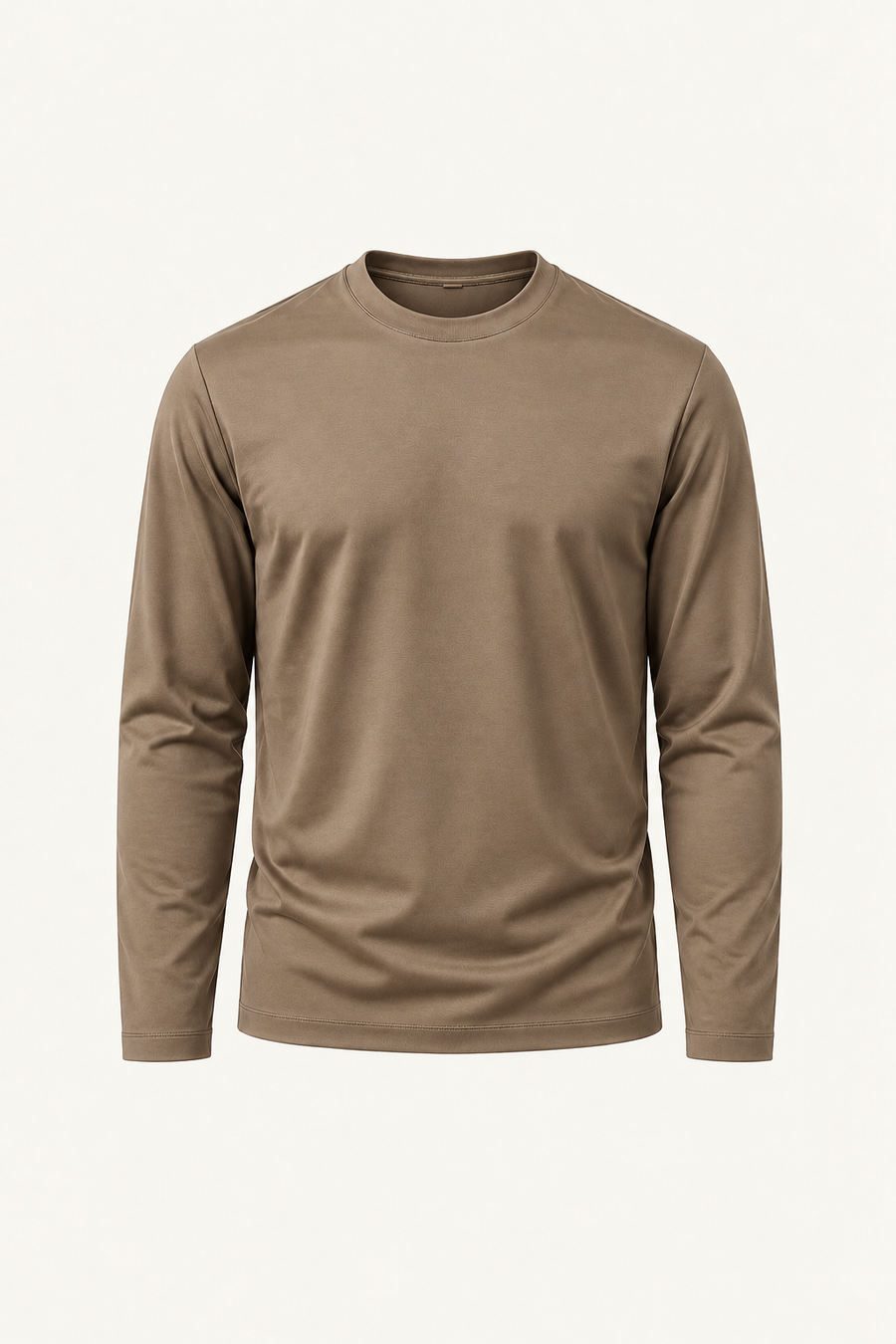 Mercirio Cotton Long-Sleeve Tee Taupe