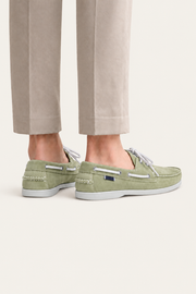 Deravo Suede Docksides Sage