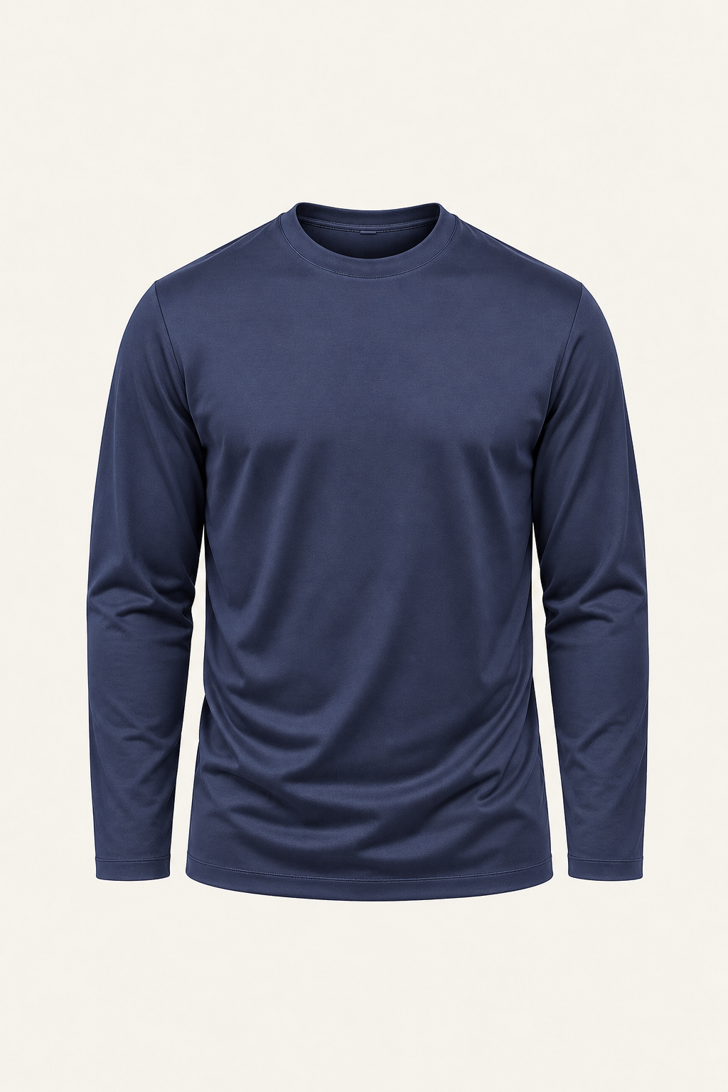 Mercirio Cotton Long-Sleeve Tee Navy