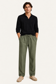 Pinaro Linen Trousers Sage