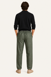 Pinaro Linen Trousers Olive