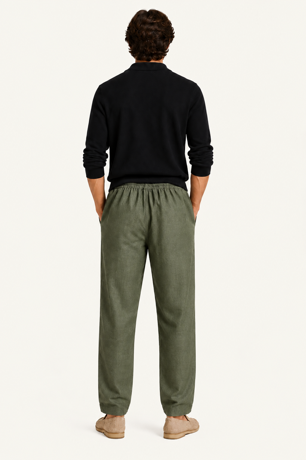 Pinaro Linen Trousers Sage