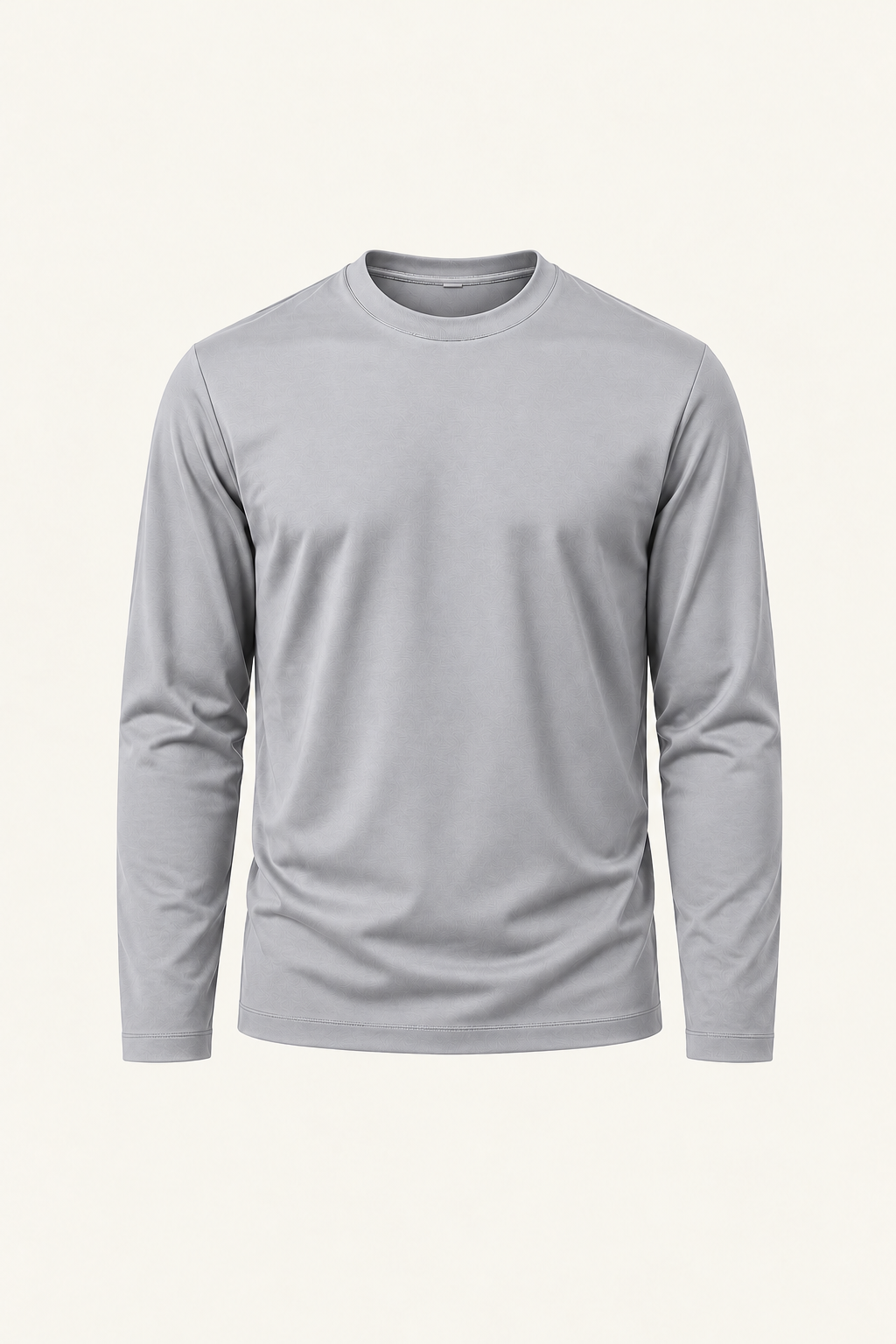 Mercirio Cotton Long-Sleeve Tee Light Grey