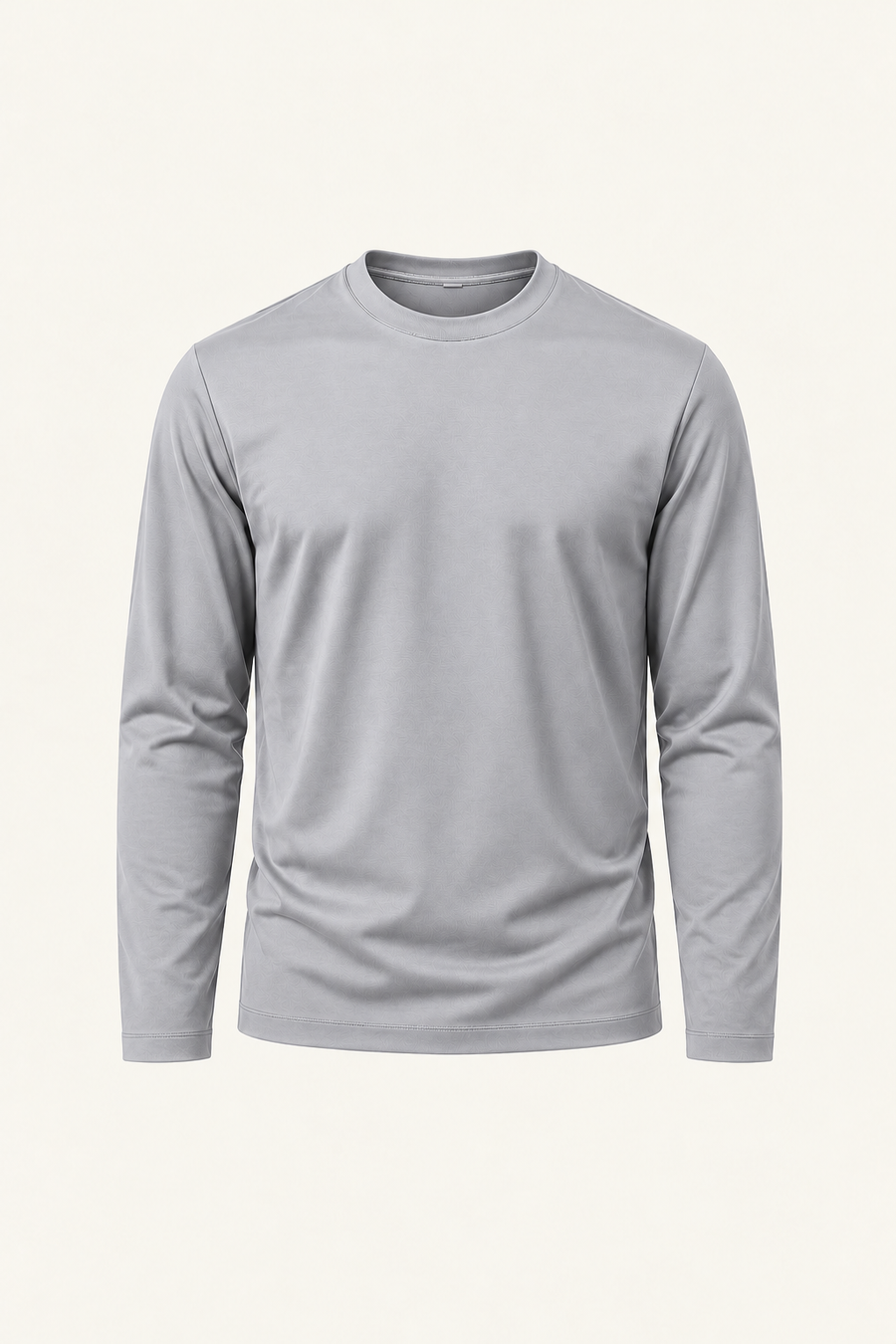 Mercirio Cotton Long-Sleeve Tee Light Grey