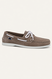 Deravo Suede Docksides Taupe