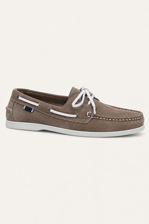Deravo Suede Docksides Taupe