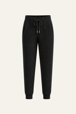 Nelaro Wool Lounge Trousers Black
