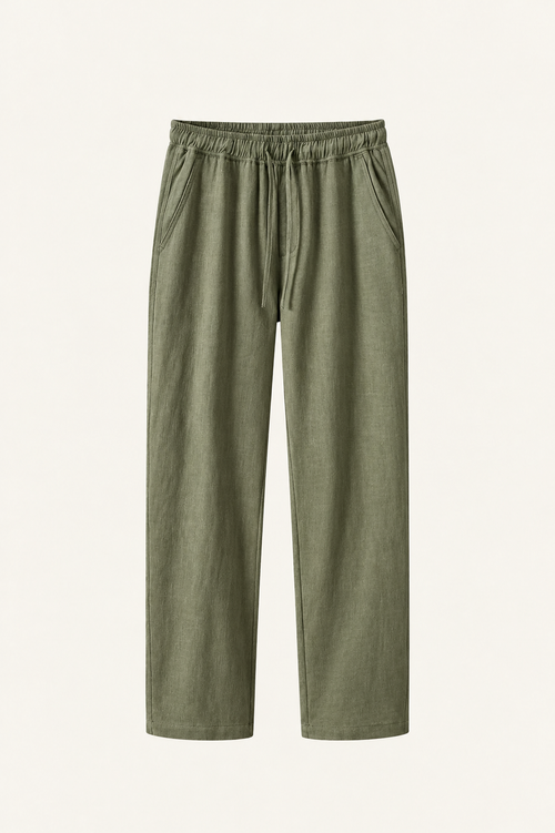 Pinaro Linen Trousers Sage