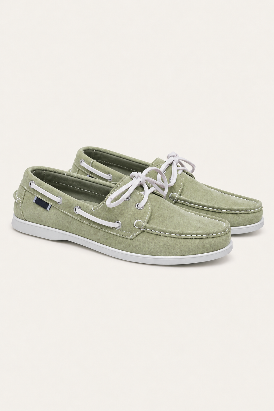 Deravo Suede Docksides Sage