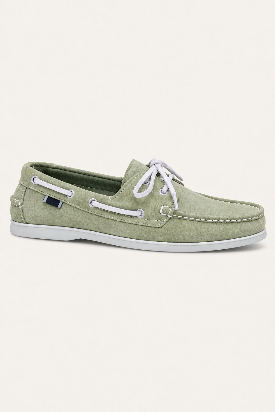 Deravo Suede Docksides Sage