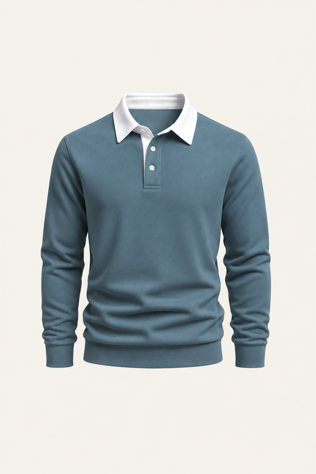Meravo Longsleeve Cotton Polo Teal