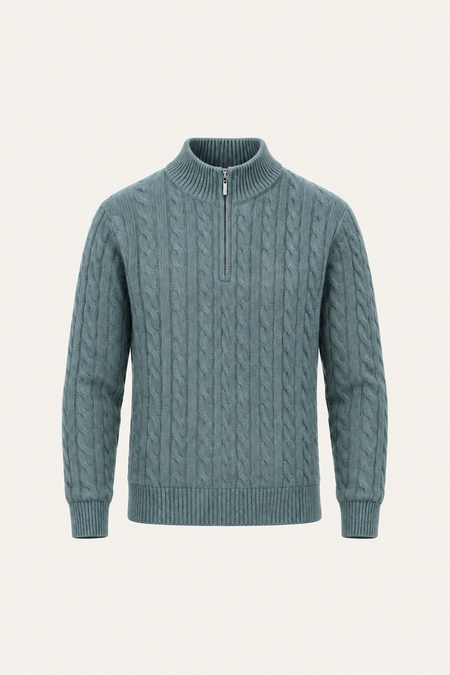 Seviro Australian Wool Cable Knit Teal