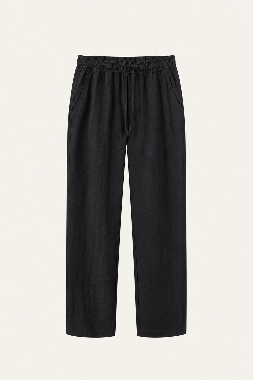 Pinaro Linen Trousers Black