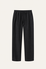 Pinaro Linen Trousers Black