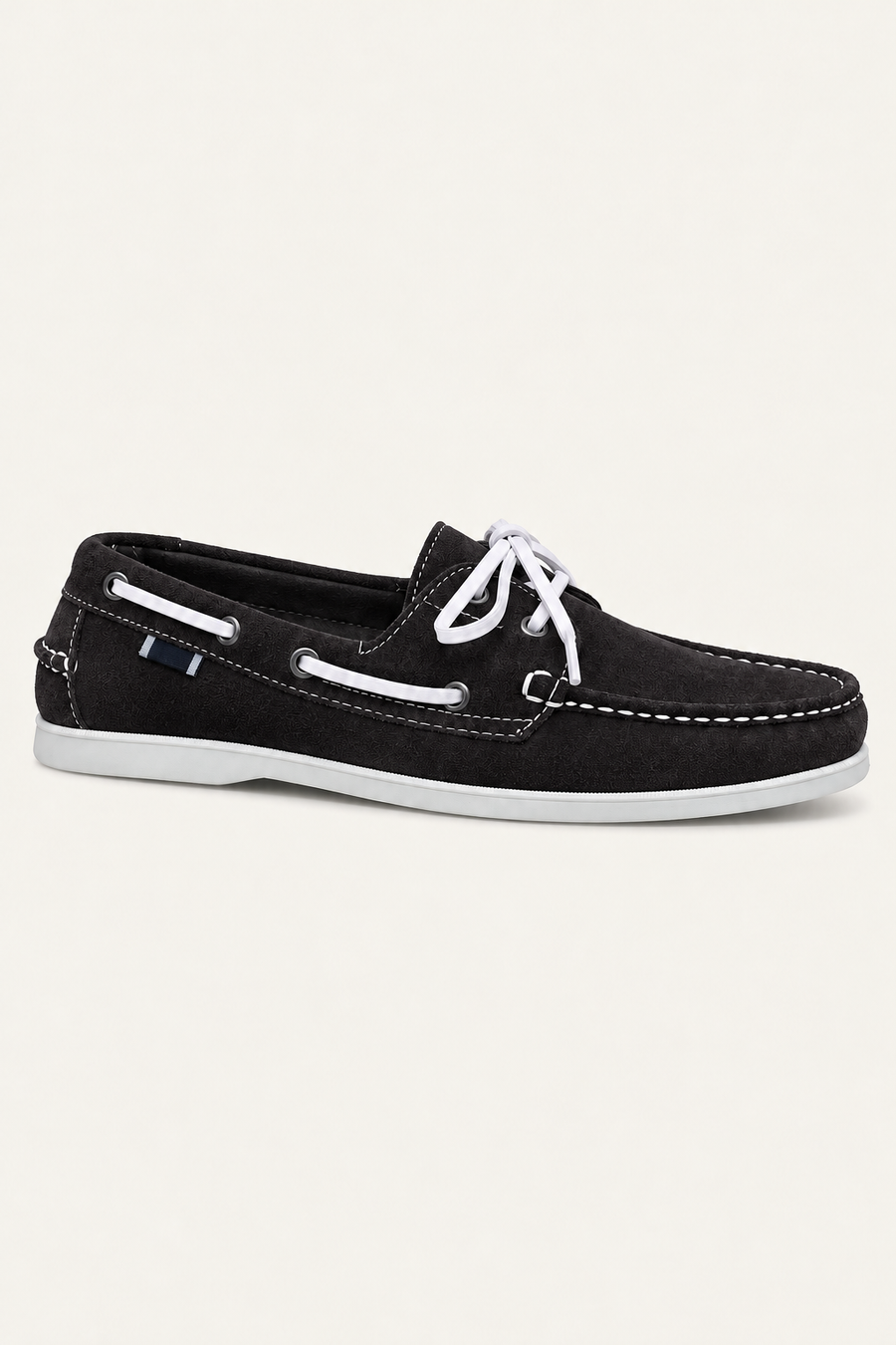 Deravo Suede Docksides Black