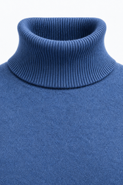Paravi Wool Turtleneck Denim Blue