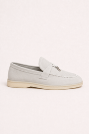 Rovain Buckled Loafers Ivory