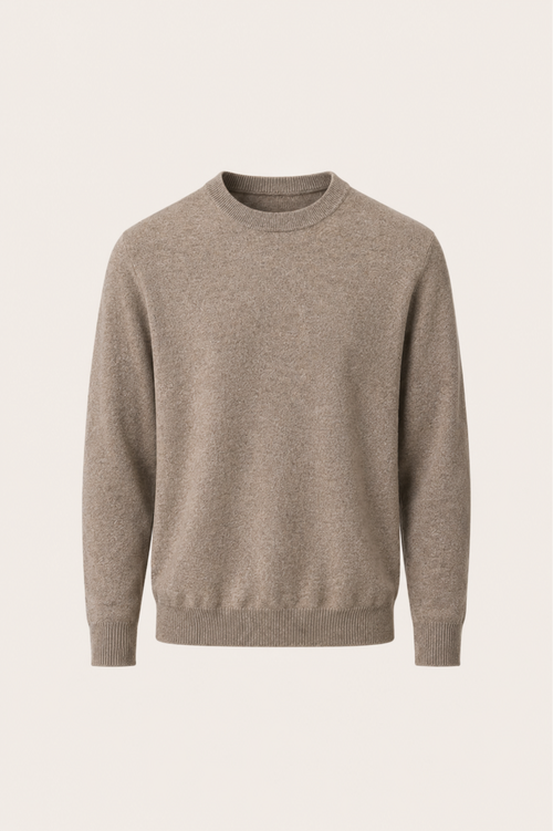 Averin Cashmere Pullover Taupe