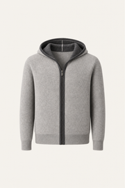 Ravalo Cashmere Zip Hoodie Grey