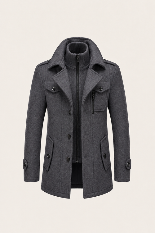Celano Field Coat Grey