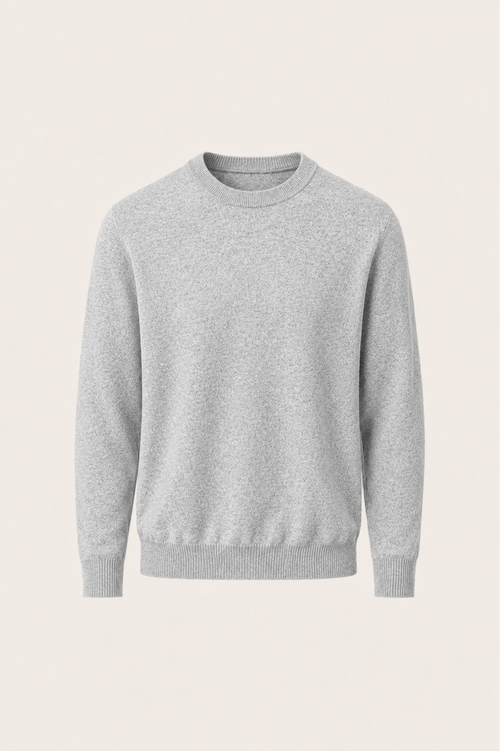 Averin Cashmere Pullover Light Grey