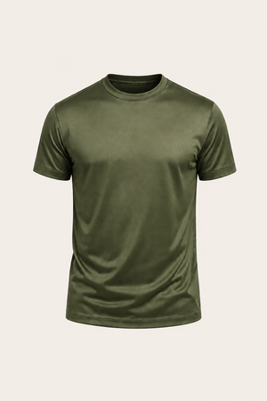 Merciro Cotton Tee Olive