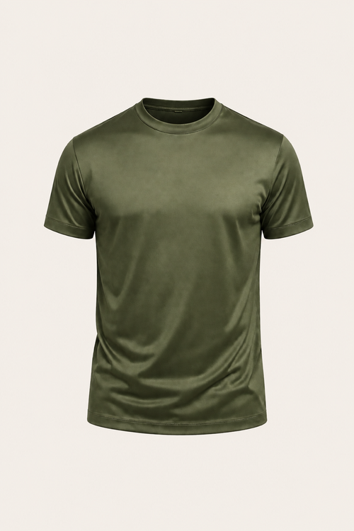 Merciro Cotton Tee Olive