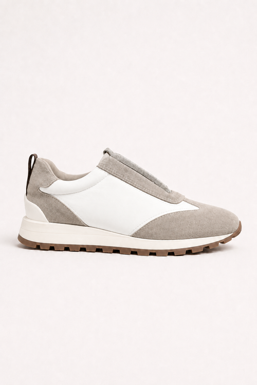 Chamaro Sneakers White - Greige