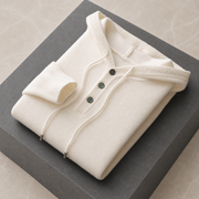 Avaro Merino Hooded Knit Ivory