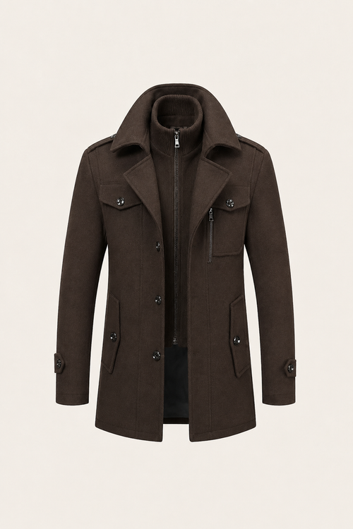 Celano Field Coat Brown