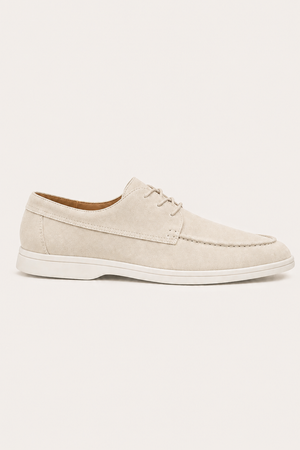 Levaro Laced Loafers Cream