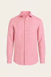 Avari Linen Shirt Salmon