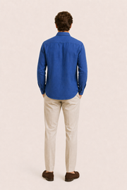 Milano Linen Shirt Blue