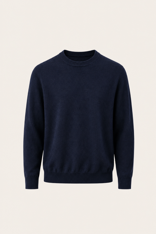 Averin Cashmere Pullover Dark Blue