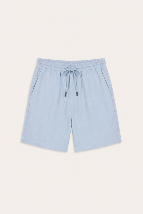 Salivo Linen Short Light Blue