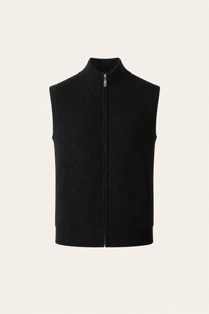 Avenor Wool Vest Black
