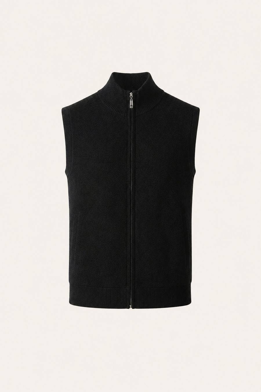 Avenor Wool Vest Black