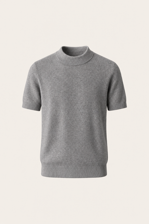 Aurelo Cashmere T-Shirt Dark Grey