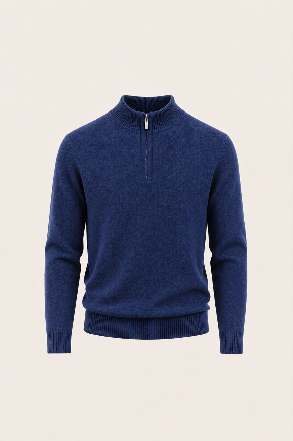 Calero Australian Wool Quarter-Zip Navy