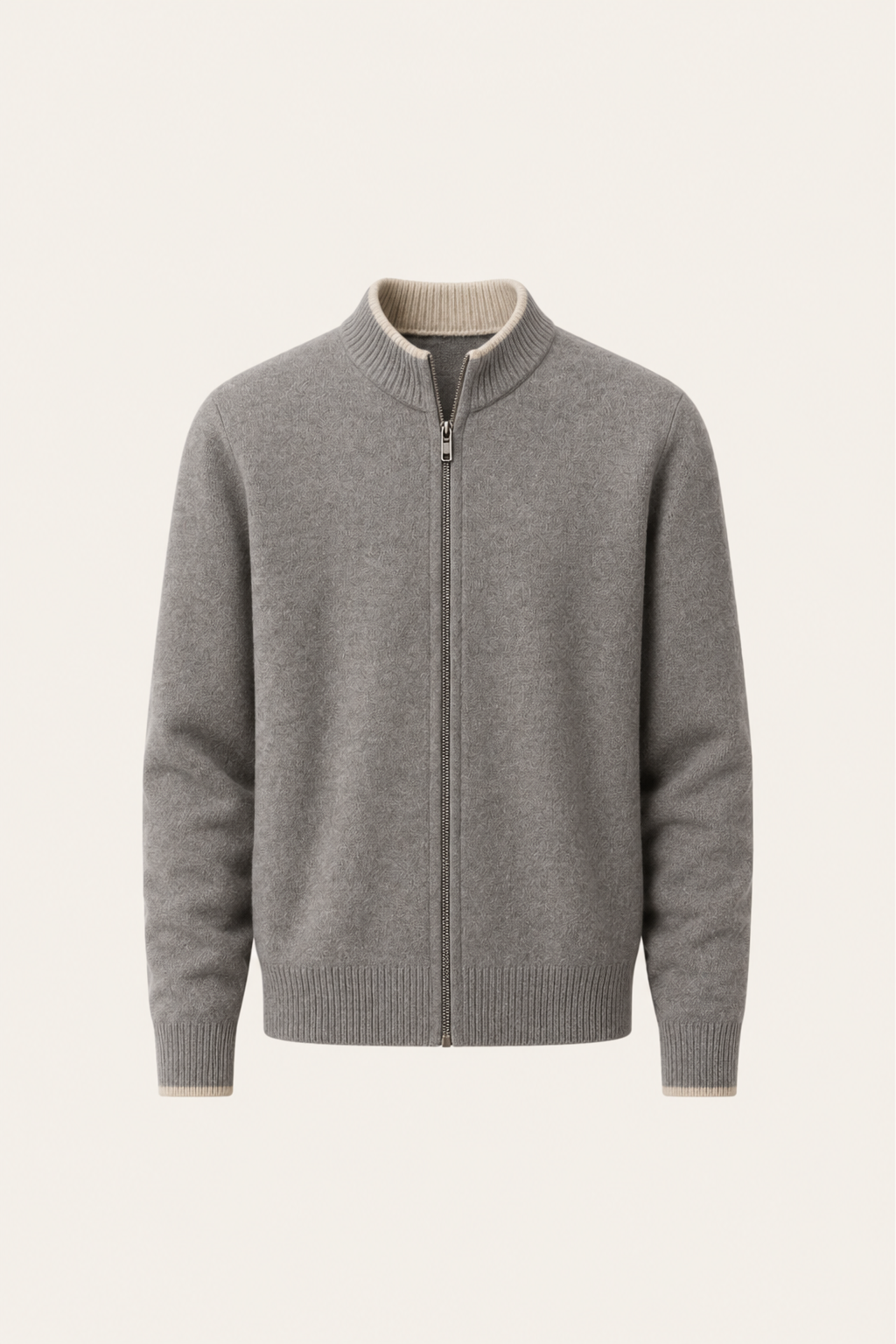 Neviro Wool Cardigan Grey