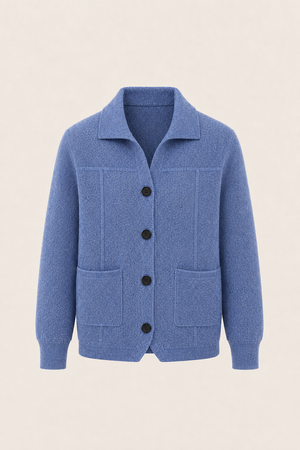Ferilo Wool Cardigan Blue