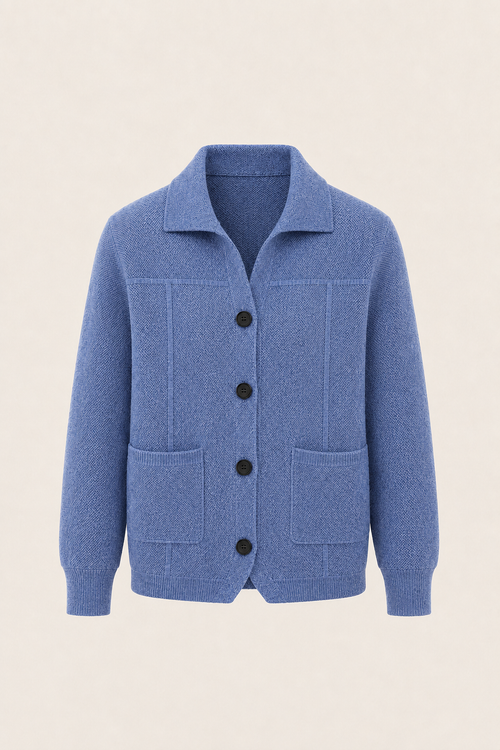 Ferilo Wool Cardigan Blue