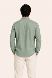 Avari Linen Shirt Green