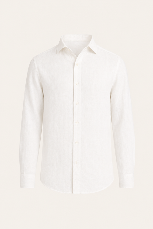 Avari Linen Shirt White