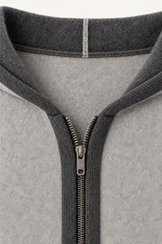 Ravalo Cashmere Zip Hoodie Grey