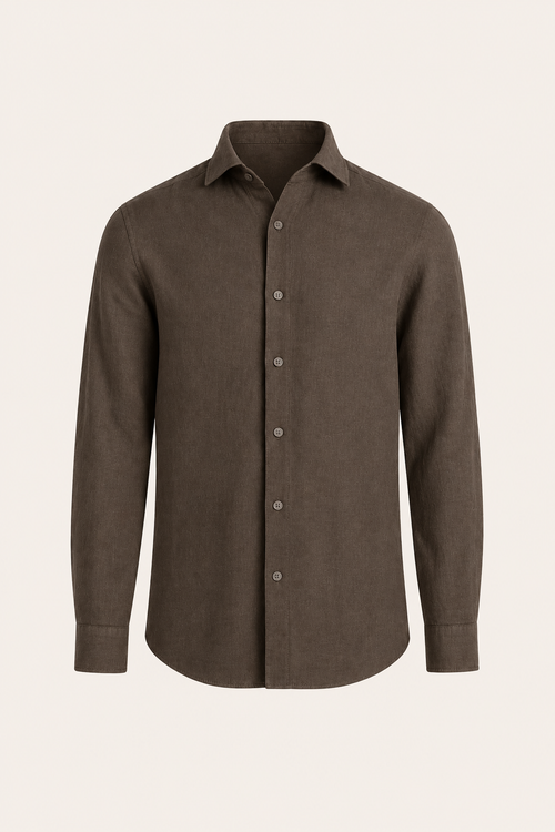 Avari Linen Shirt Mocha