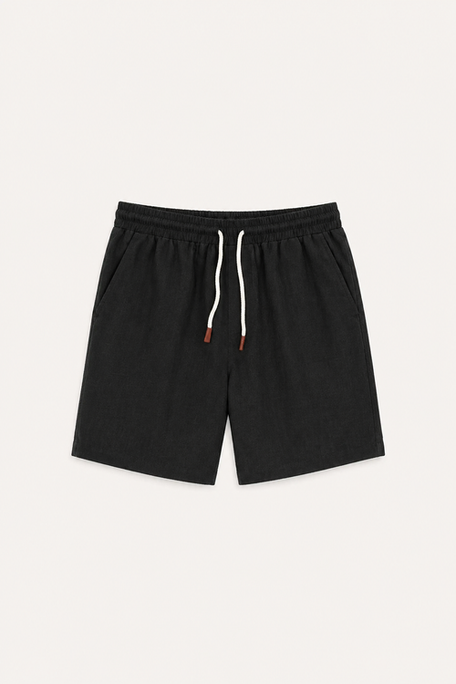 Salivo Linen Short Black