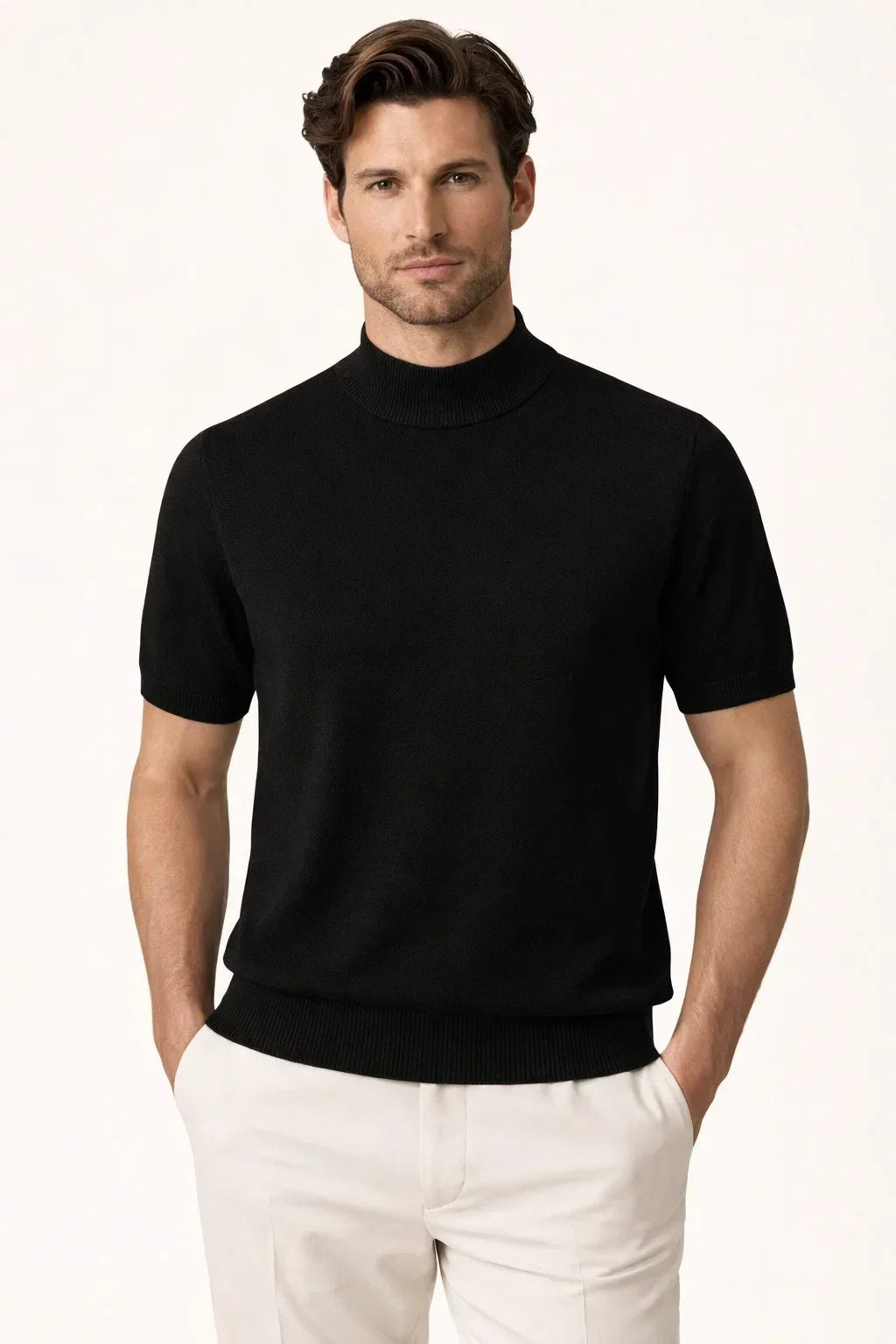Aurelo Cashmere T-Shirt Black